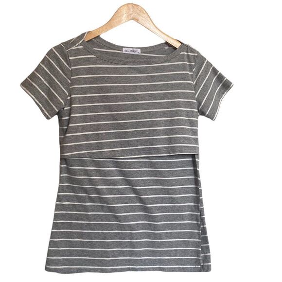 Smallshow Striped Nursing Top Size Small - Picture 1 of 5